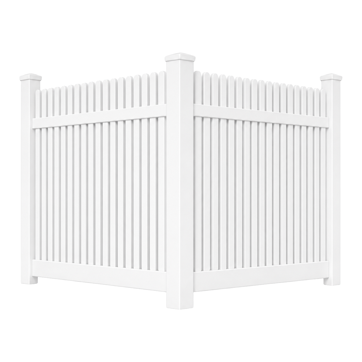 Camden vinyl fence style