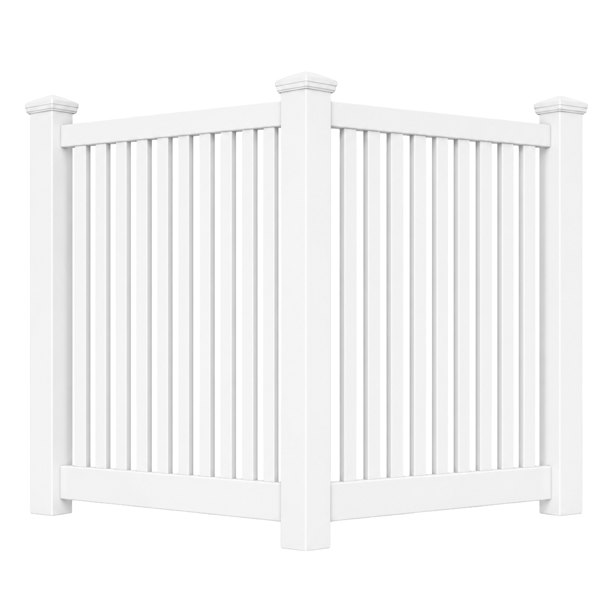 Savannah vinyl fence style